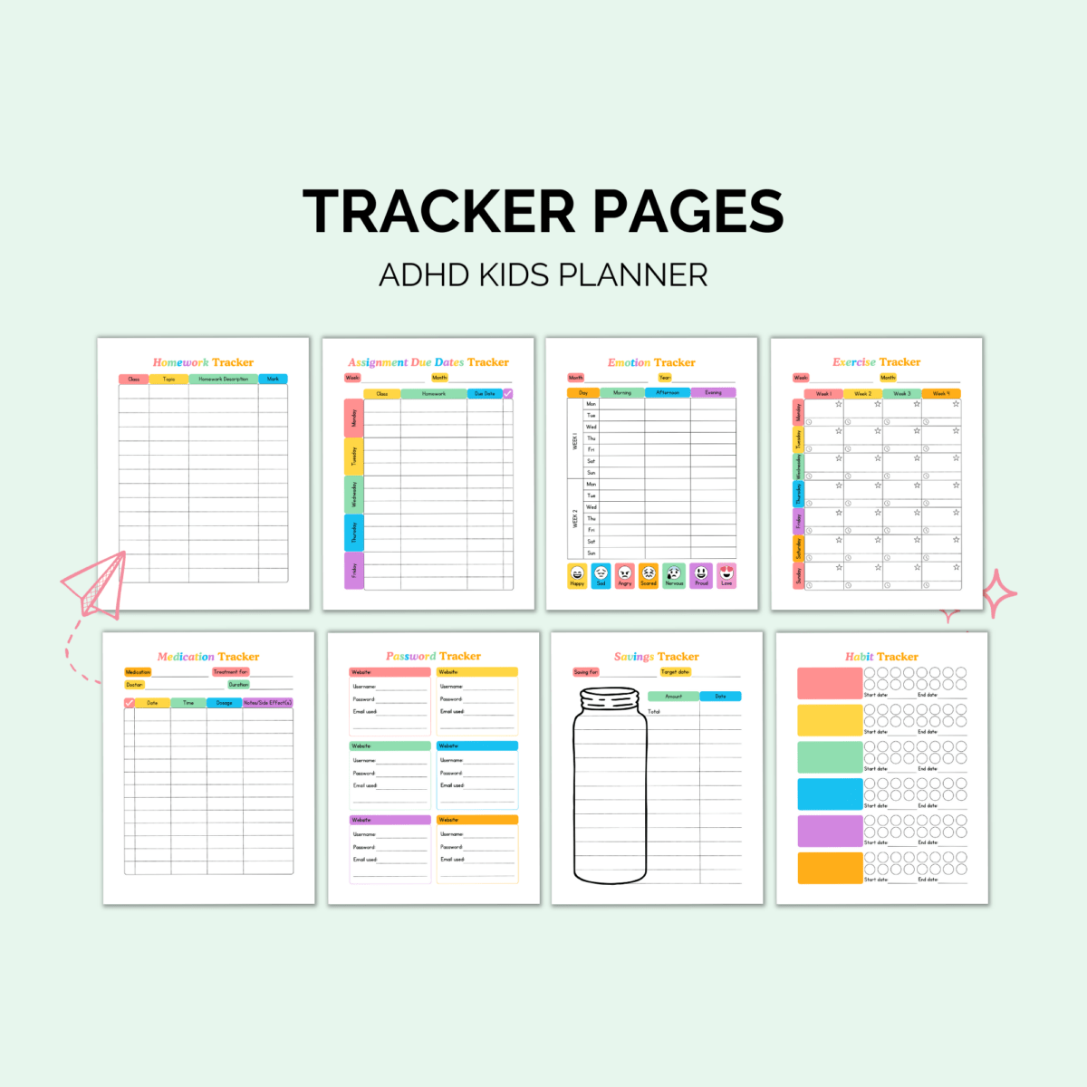 ADHD Kids Planner: Empowering Routines for Focused Minds Kids plannerInkstagram StudioADHD Kids Planner: Empowering Routines for Focused MindsADHD Kids Planner: Empowering Routines for Focused MindsKids planner