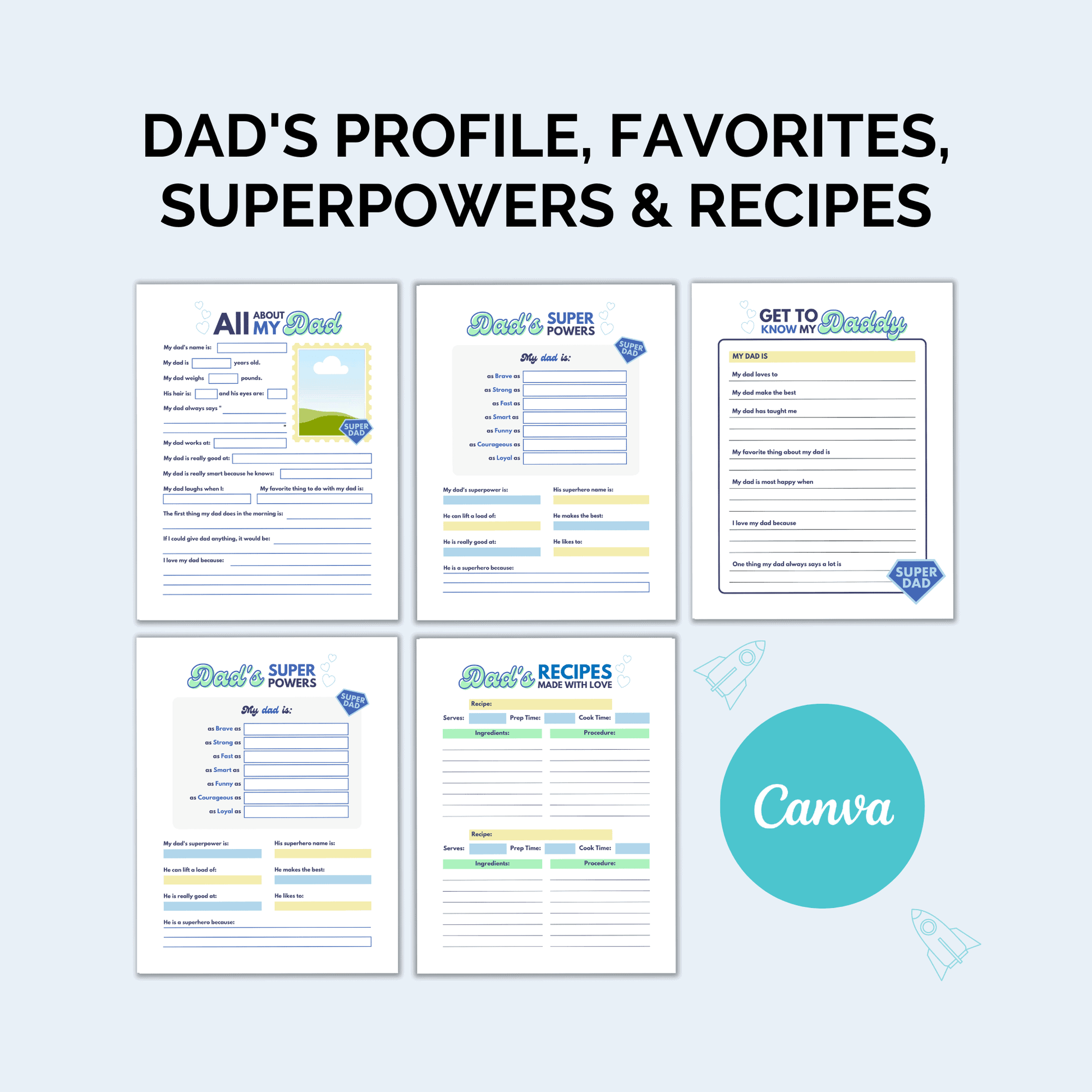 All About Dad Journal: Celebrate Dad’s Journey Kids plannerInkstagram StudioAll About Dad Journal: Celebrate Dad’s JourneyAll About Dad Journal: Celebrate Dad’s JourneyKids planner
