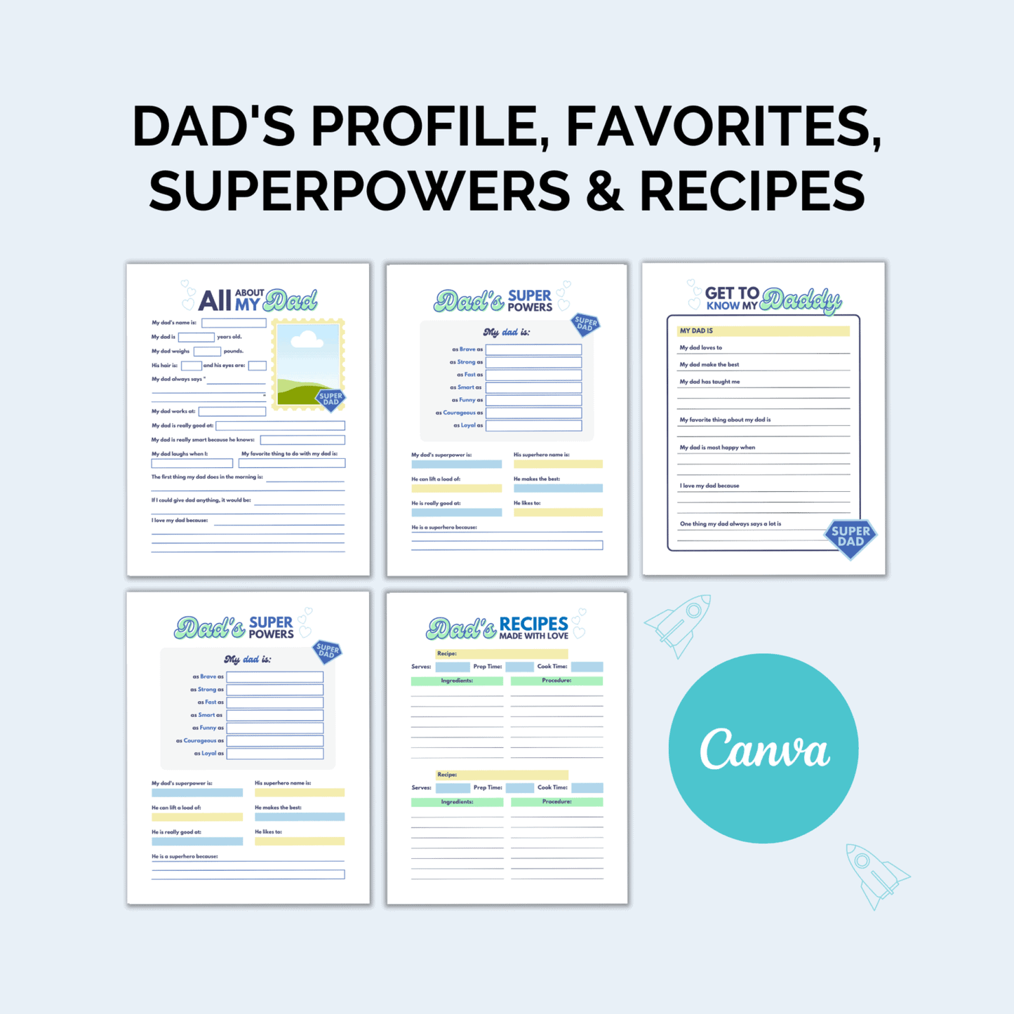 All About Dad Journal: Celebrate Dad’s Journey Kids plannerInkstagram StudioAll About Dad Journal: Celebrate Dad’s JourneyAll About Dad Journal: Celebrate Dad’s JourneyKids planner