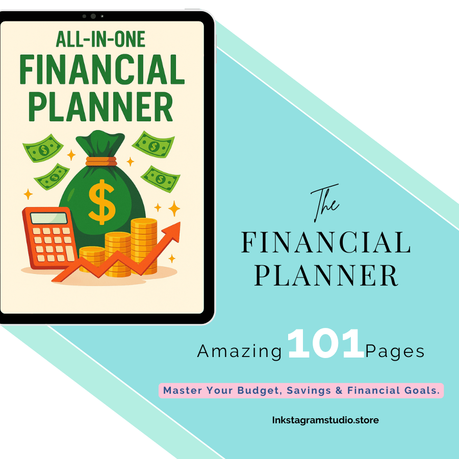 All - in - One financial Planner: Your Path to Financial Freedom FinancialInkstagram studioAll - in - One financial Planner: Your Path to Financial FreedomAll - in - One financial Planner: Your Path to Financial FreedomFinancial