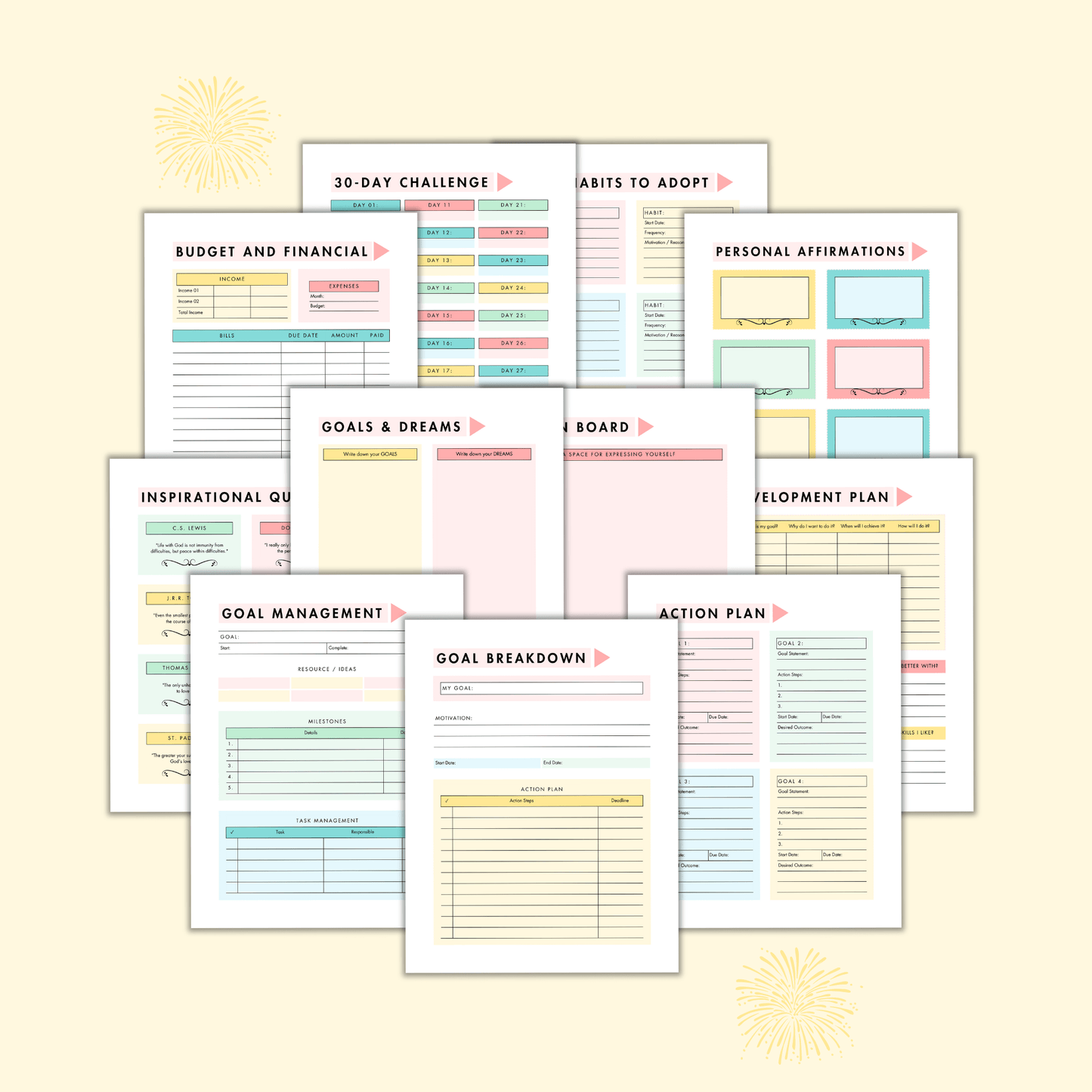 Annual Goal Achievement Planner: Your Roadmap to Success Goal setting plannerInkstagram StudioAnnual Goal Achievement Planner: Your Roadmap to SuccessAnnual Goal Achievement Planner: Your Roadmap to SuccessGoal setting planner