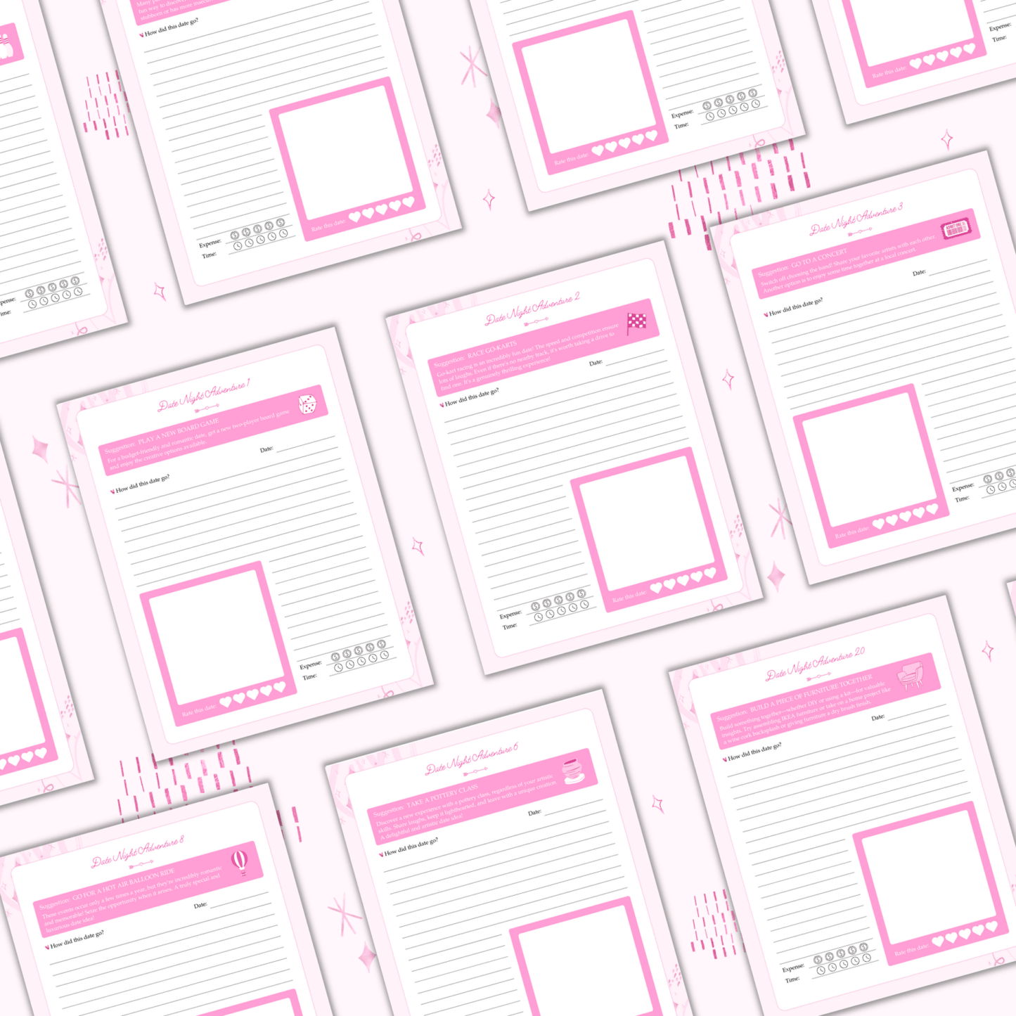 Date Night Adventures Booklet: Fun Ideas for Memorable Moments Adventures BookletInkstagram StudioDate Night Adventures Booklet: Fun Ideas for Memorable MomentsDate Night Adventures Booklet: Fun Ideas for Memorable MomentsAdventures Booklet