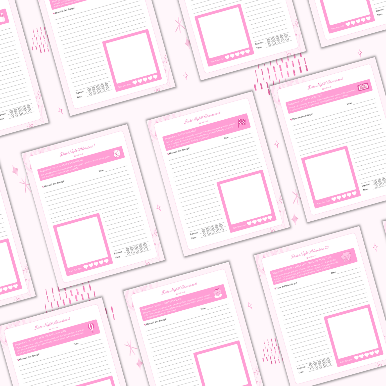 Date Night Adventures Booklet: Fun Ideas for Memorable Moments Adventures BookletInkstagram StudioDate Night Adventures Booklet: Fun Ideas for Memorable MomentsDate Night Adventures Booklet: Fun Ideas for Memorable MomentsAdventures Booklet