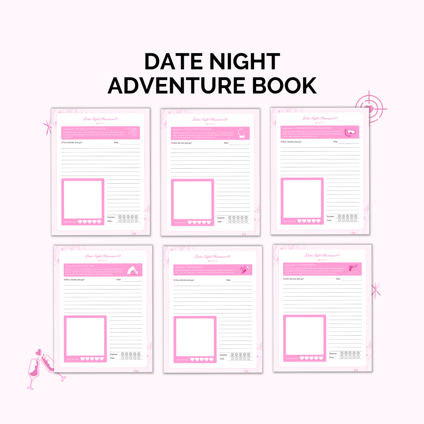 Date Night Adventures Booklet: Fun Ideas for Memorable Moments Adventures BookletInkstagram StudioDate Night Adventures Booklet: Fun Ideas for Memorable MomentsDate Night Adventures Booklet: Fun Ideas for Memorable MomentsAdventures Booklet