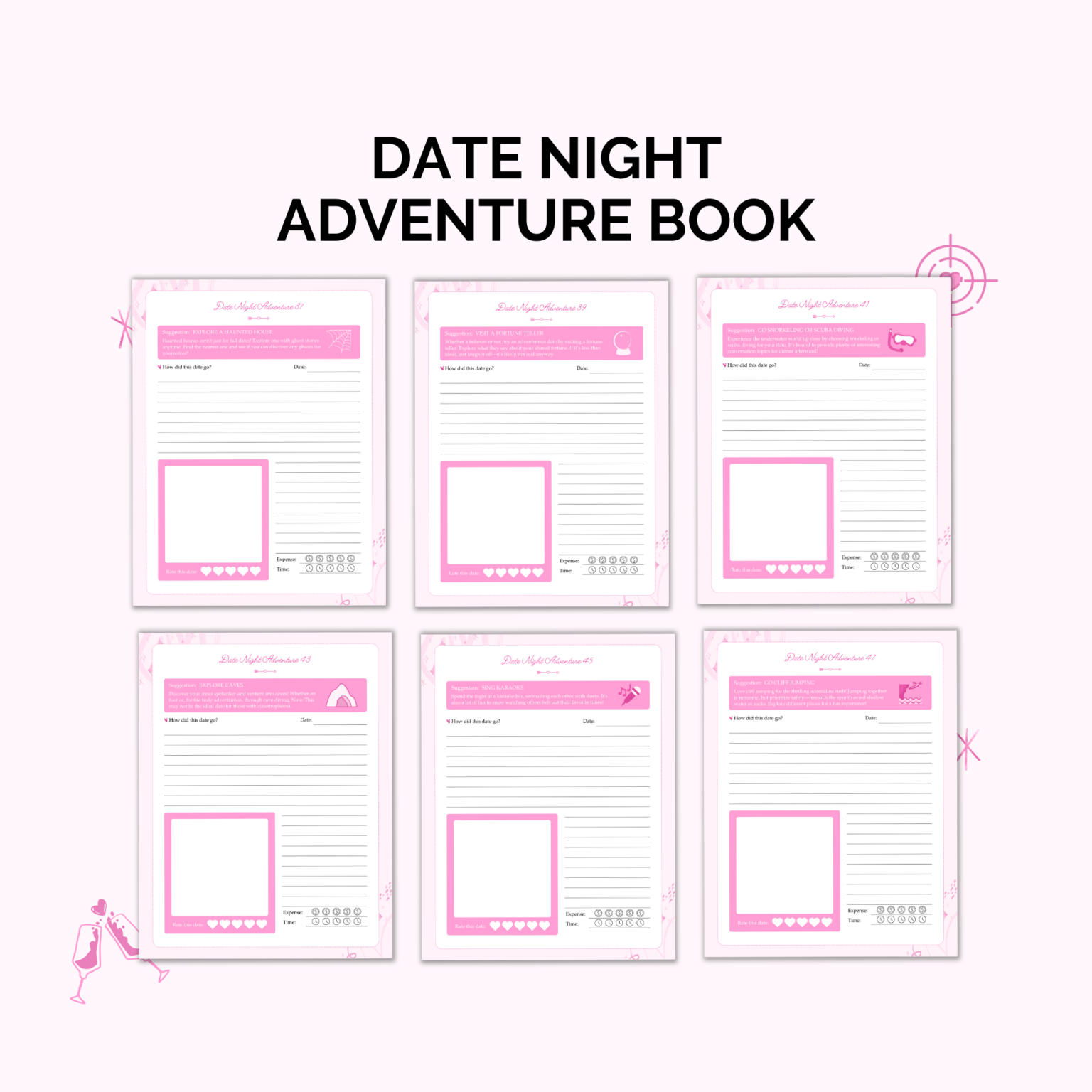 Date Night Adventures Booklet: Fun Ideas for Memorable Moments Adventures BookletInkstagram StudioDate Night Adventures Booklet: Fun Ideas for Memorable MomentsDate Night Adventures Booklet: Fun Ideas for Memorable MomentsAdventures Booklet