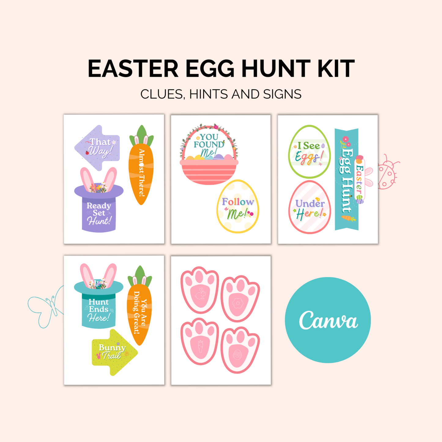 Easter Egg Hunt decorations :Fun & Festive Printable Set EasterInkstagram StudioEaster Egg Hunt decorations :Fun & Festive Printable SetEaster Egg Hunt decorations :Fun & Festive Printable SetEaster
