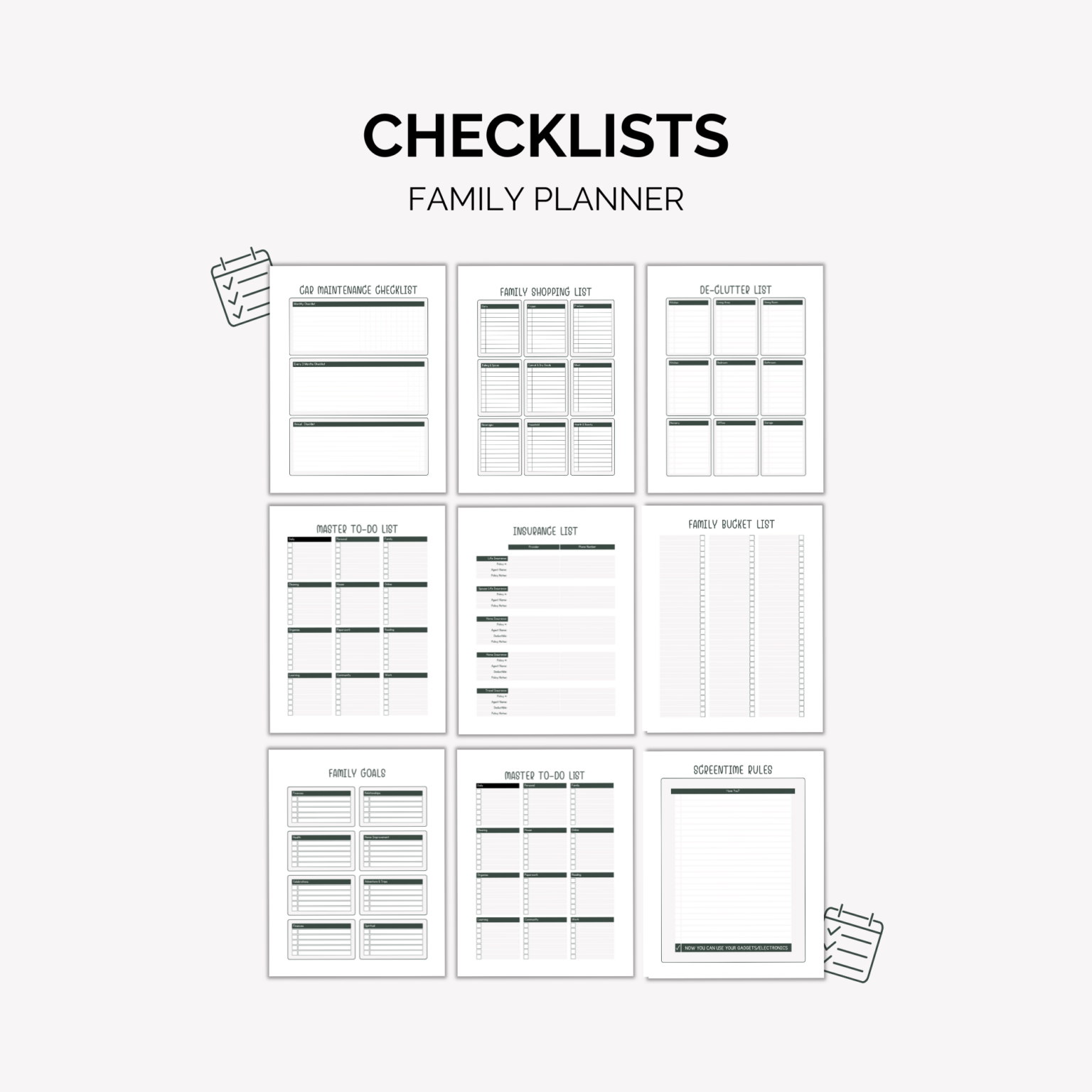 Family Planner: Simplify and Organize Your Household Family PlannerInkstagram StudioFamily Planner: Simplify and Organize Your HouseholdFamily Planner: Simplify and Organize Your HouseholdFamily Planner