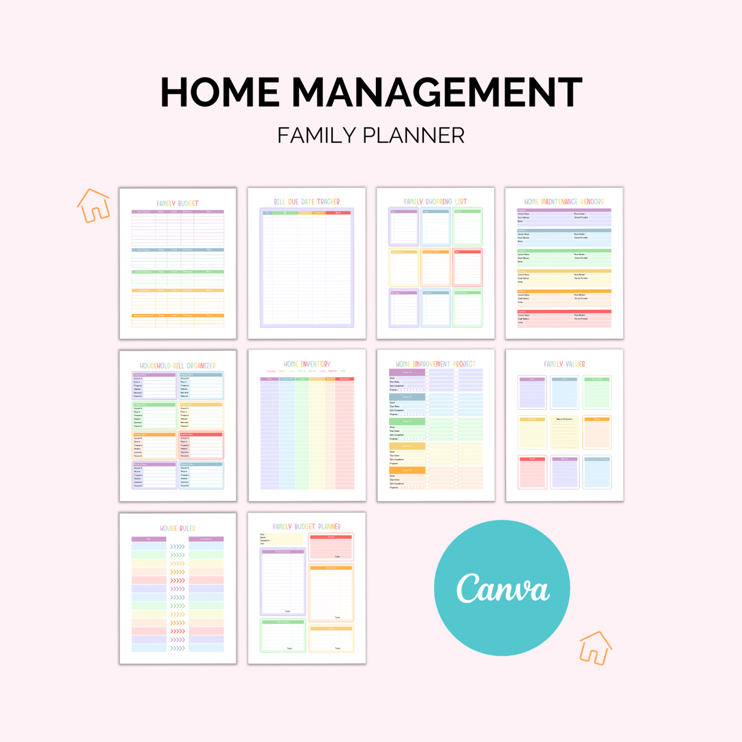 Family Planner: Simplify and Organize Your Household Family PlannerInkstagram StudioFamily Planner: Simplify and Organize Your HouseholdFamily Planner: Simplify and Organize Your HouseholdFamily Planner