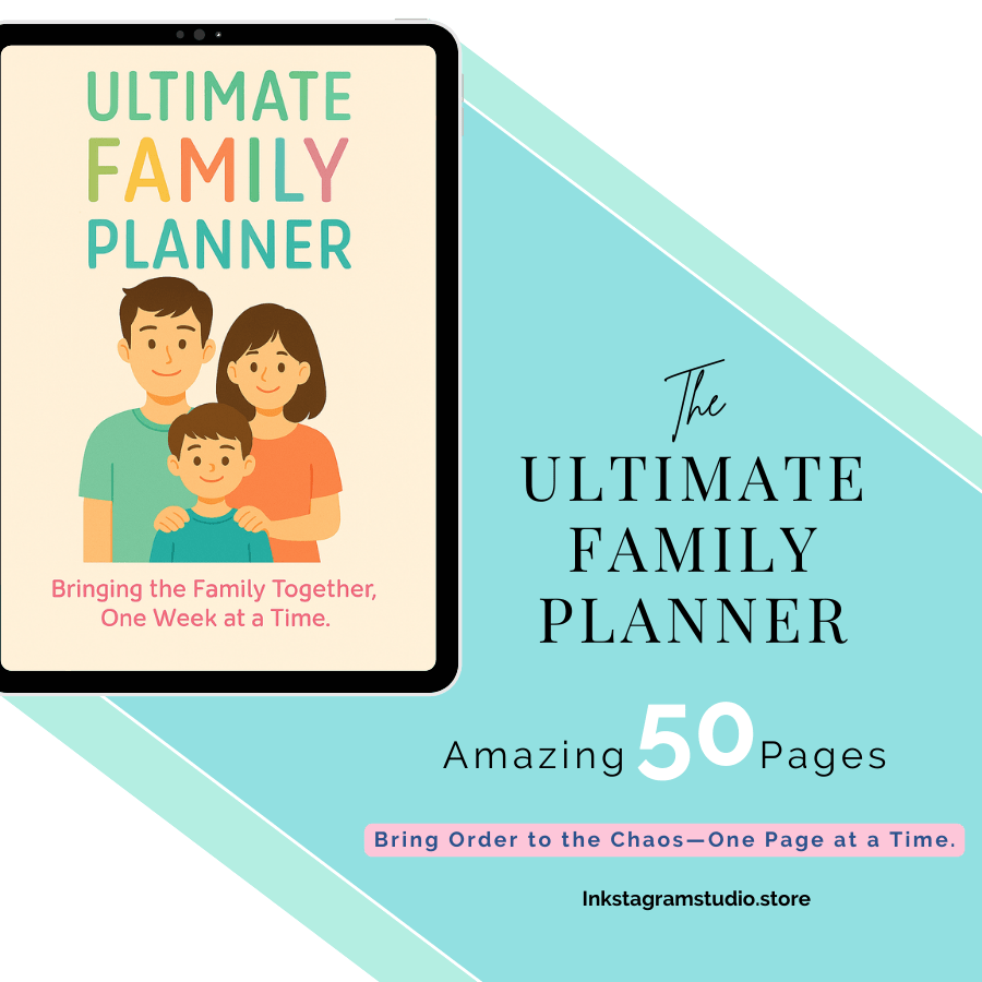 Family Planner: Simplify and Organize Your Household Family PlannerInkstagram studioFamily Planner: Simplify and Organize Your HouseholdFamily Planner: Simplify and Organize Your HouseholdFamily Planner