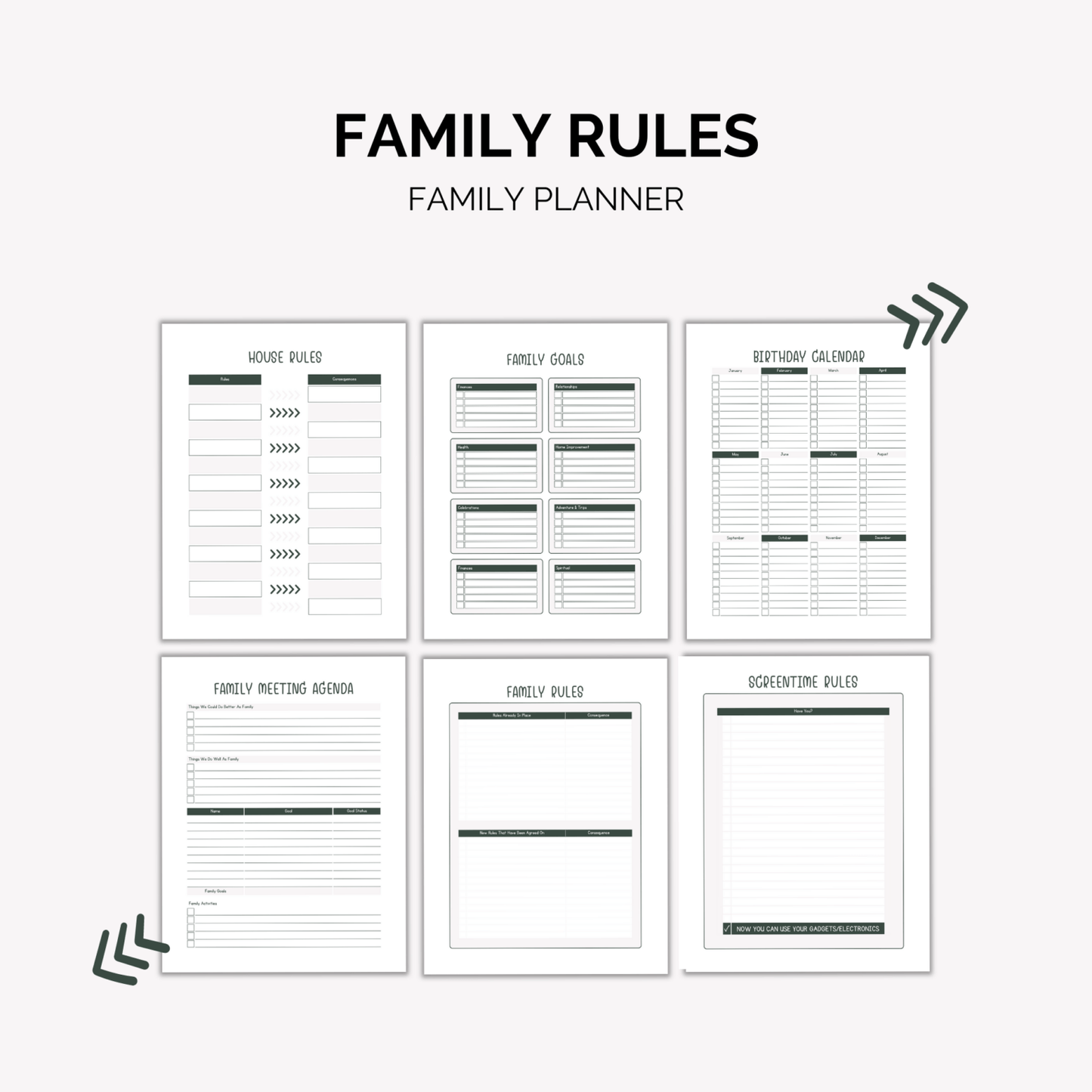 Family Planner: Simplify and Organize Your Household Family PlannerInkstagram StudioFamily Planner: Simplify and Organize Your HouseholdFamily Planner: Simplify and Organize Your HouseholdFamily Planner