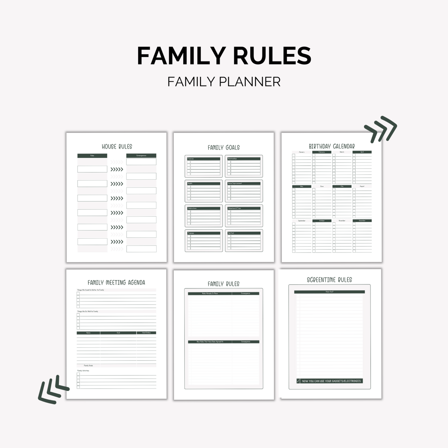 Family Planner: Simplify and Organize Your Household Family PlannerInkstagram StudioFamily Planner: Simplify and Organize Your HouseholdFamily Planner: Simplify and Organize Your HouseholdFamily Planner