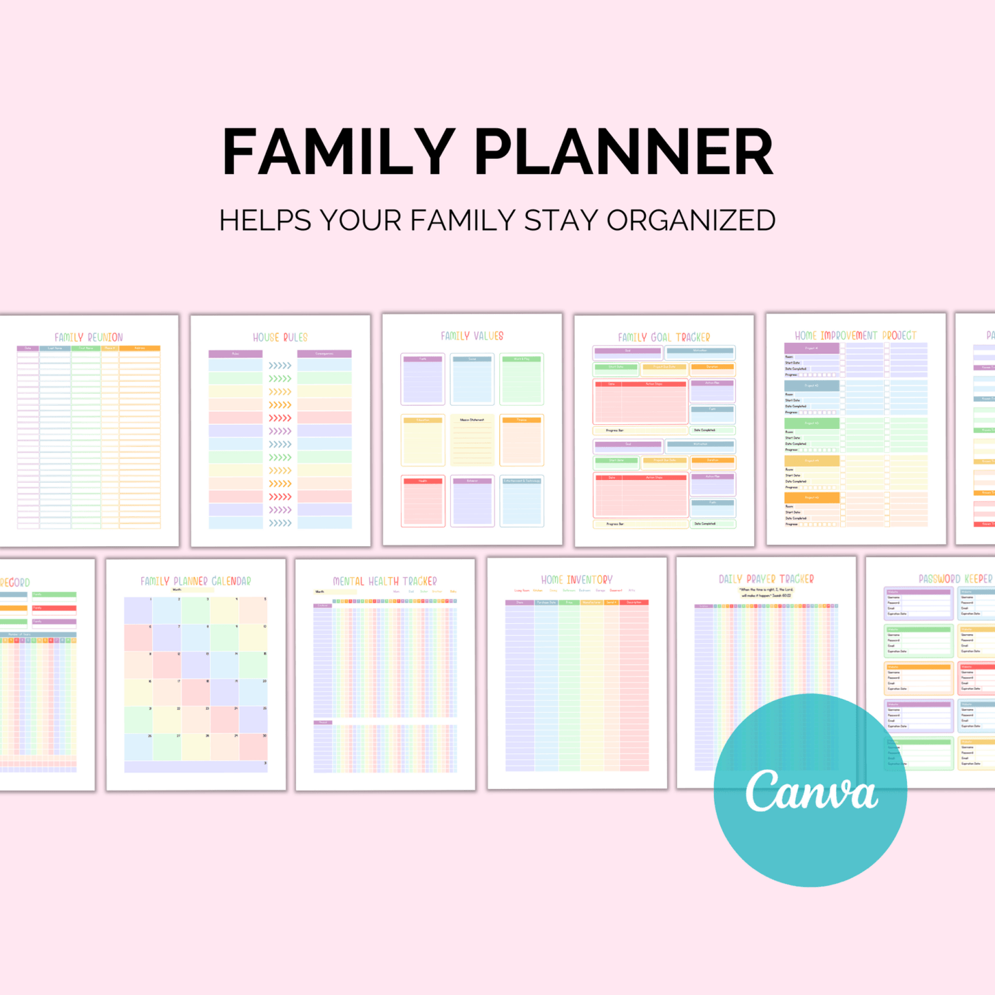 Family Planner: Simplify and Organize Your Household Family PlannerInkstagram StudioFamily Planner: Simplify and Organize Your HouseholdFamily Planner: Simplify and Organize Your HouseholdFamily Planner