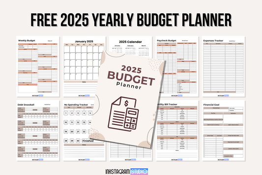 FREE 2025 Budget Planner - Download Now! FinancialInkstagram studioFREE 2025 Budget Planner - Download Now!FREE 2025 Budget Planner - Download Now!Financial