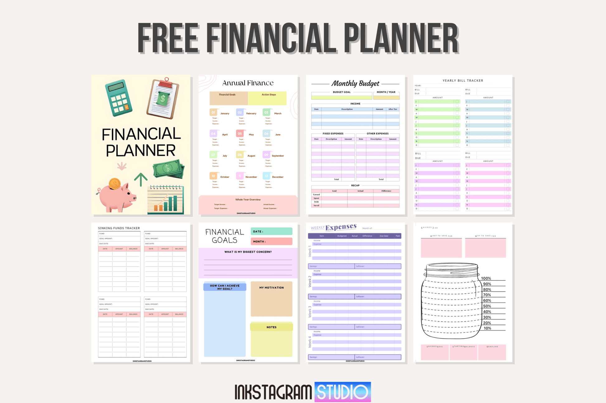 FREE Financial Planner: Manage Every Dollar with Ease FinancialInkstagram studioFREE Financial Planner: Manage Every Dollar with EaseFREE Financial Planner: Manage Every Dollar with EaseFinancial