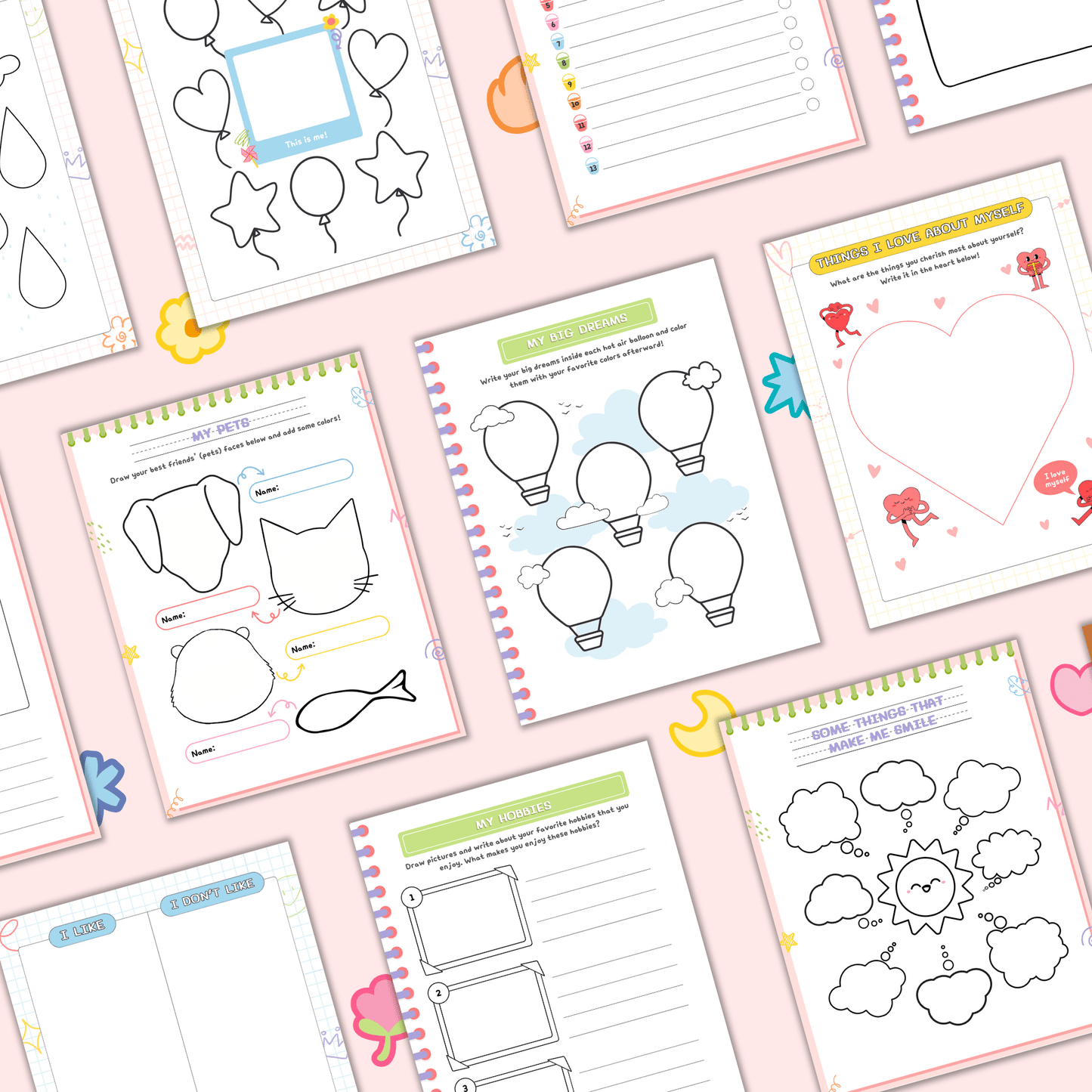 Kids "All About Me" Scrapbook: A Fun & Creative Memory Book for Kids Kids plannerInkstagram StudioKids "All About Me" Scrapbook: A Fun & Creative Memory Book for KidsKids "All About Me" Scrapbook: A Fun & Creative Memory Book for KidsKids planner