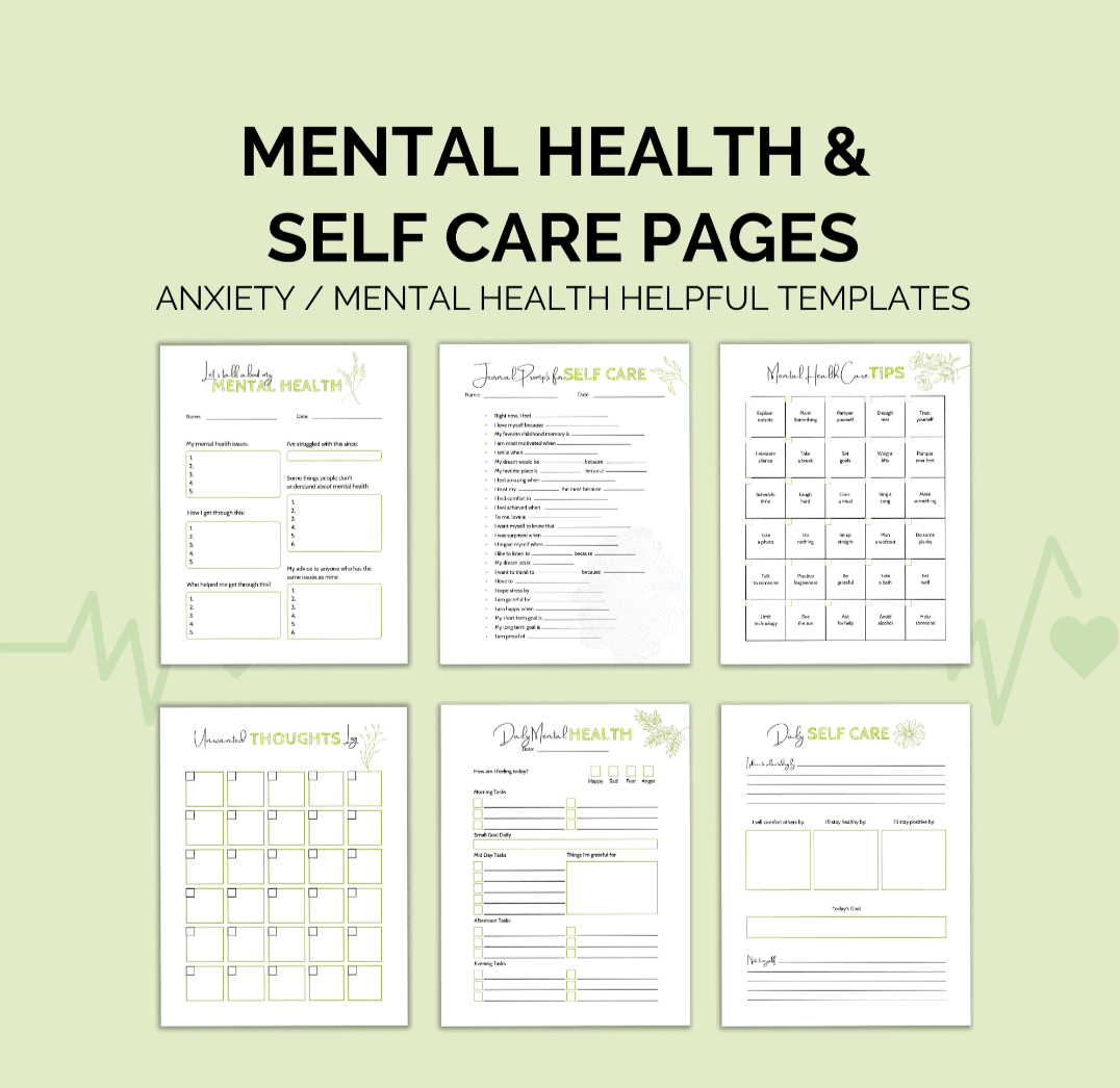 Mental Health Planner: Your Guide to Wellness Mental healthInkstagram StudioMental Health Planner: Your Guide to WellnessMental Health Planner: Your Guide to WellnessMental health