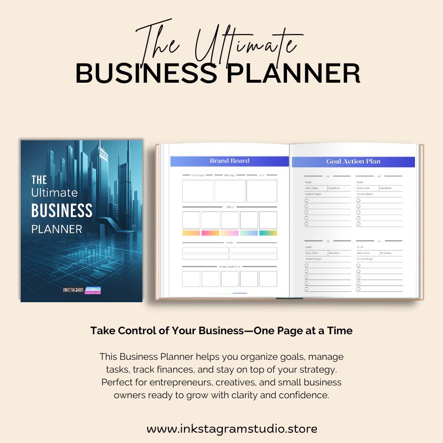 The Ultimate Business Planner: Physical Edition Inkstagram StudioThe Ultimate Business Planner: Physical EditionThe Ultimate Business Planner: Physical Edition