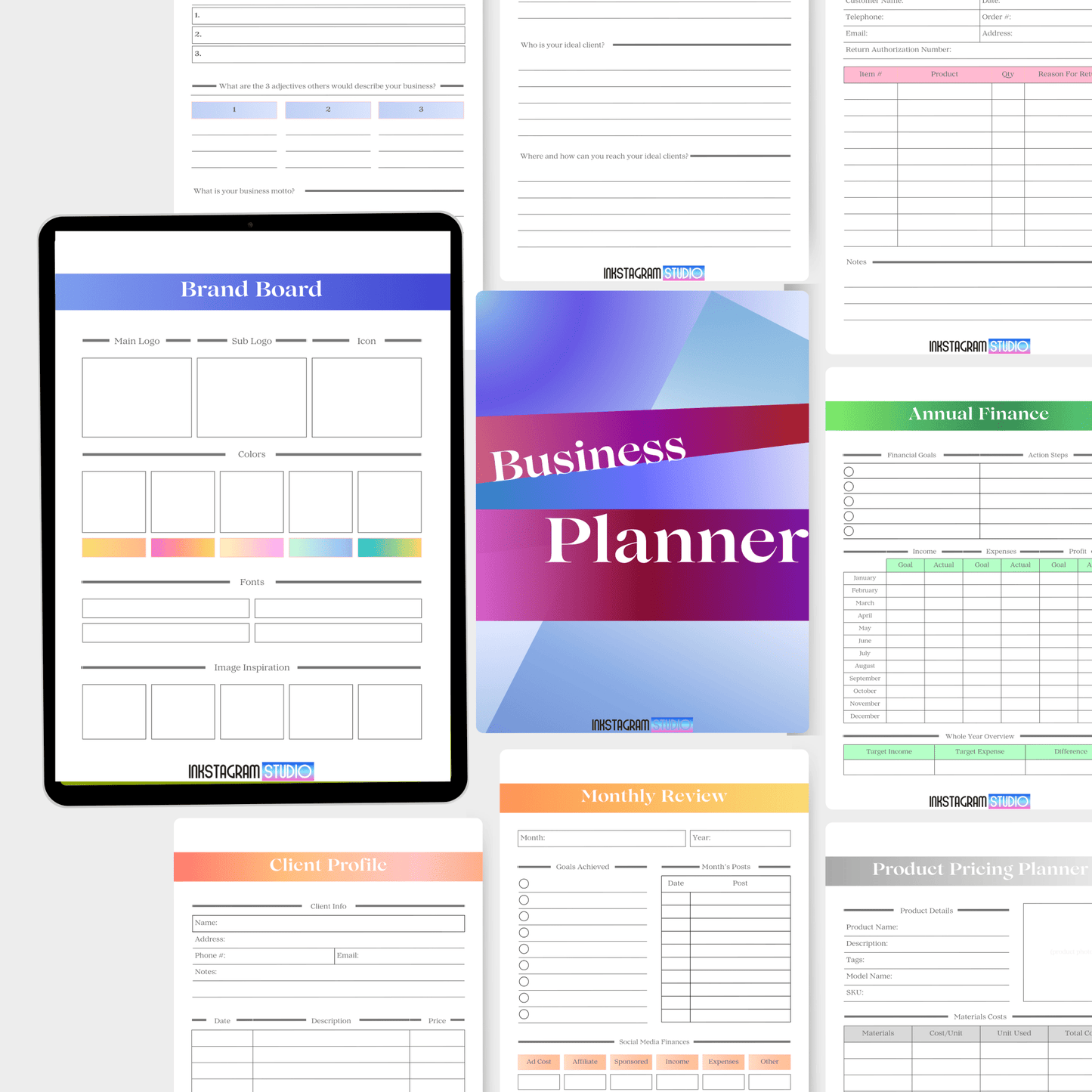 Ultimate Business Planner: Streamline Your Success with Comprehensive Strategy and Planning Tools Business PlannerInkstagram studioUltimate Business Planner: Streamline Your Success with Comprehensive Strategy and Planning ToolsUltimate Business Planner for strategy, organization, and goal achievement for entrepreneurs.Business Planner