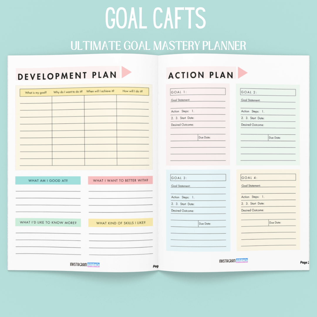Ultimate Goal Mastery Planner: Your Step - by - Step Guide to Annual Success Goal setting Physical plannerInkstagram studioUltimate Goal Mastery Planner: Your Step - by - Step Guide to Annual SuccessUltimate Goal Mastery Planner: Your Step - by - Step Guide to Annual SuccessGoal setting Physical planner
