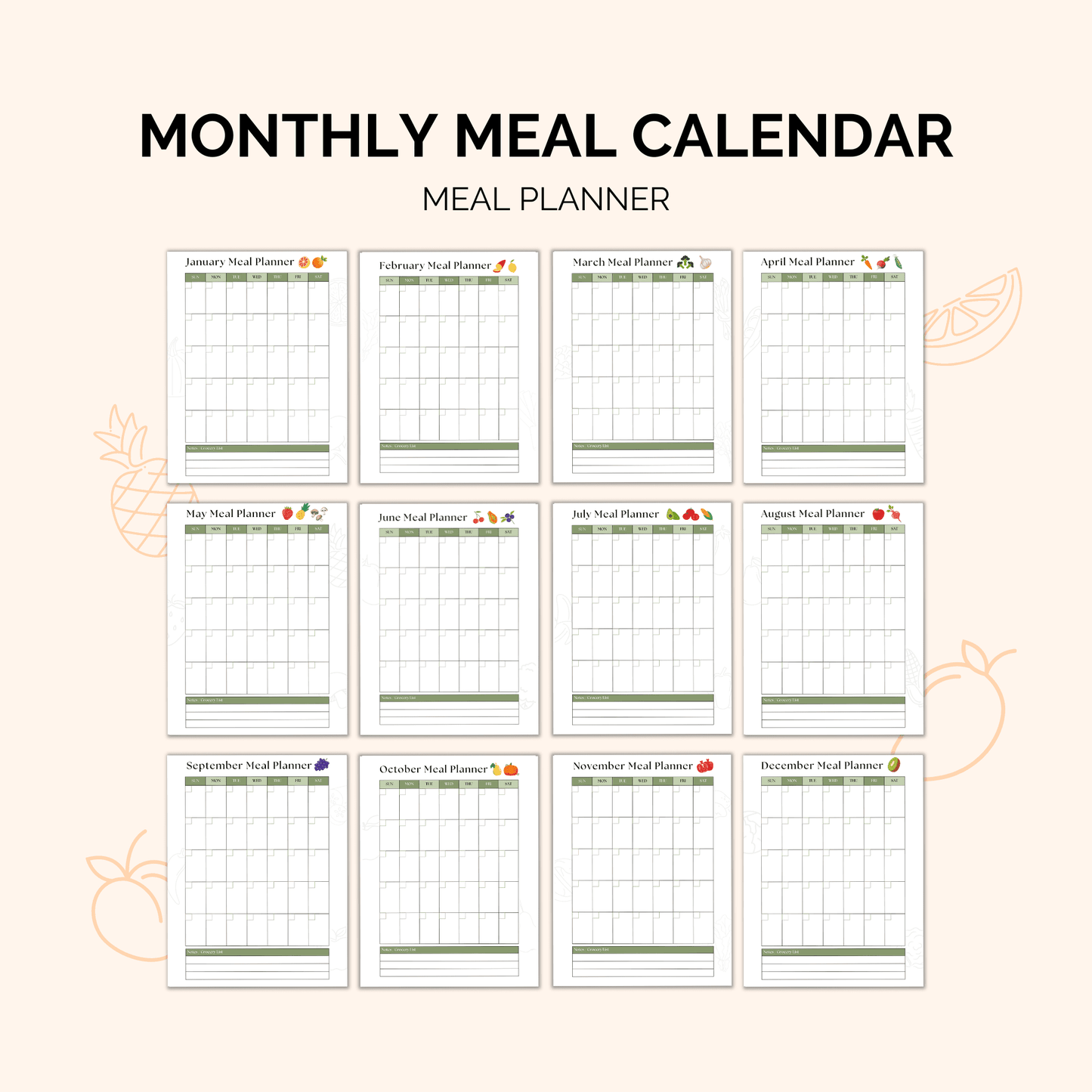 Ultimate Meal Planner: Your All - in - One Guide to Easy Meal Prep & Organization ™ Meal PlannerInkstagram StudioUltimate Meal Planner: Your All - in - One Guide to Easy Meal Prep & Organization ™Ultimate Meal Planner: Your All - in - One Guide to Easy Meal Prep & Organization ™Meal Planner