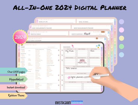 A Balanced Day: The Power of Inkstagram Studio’s All-in-One Planner - Inkstagram Studio
