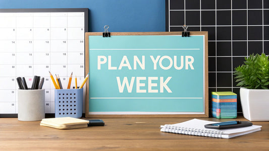 Master Your Week with a Weekly Planner Whiteboard