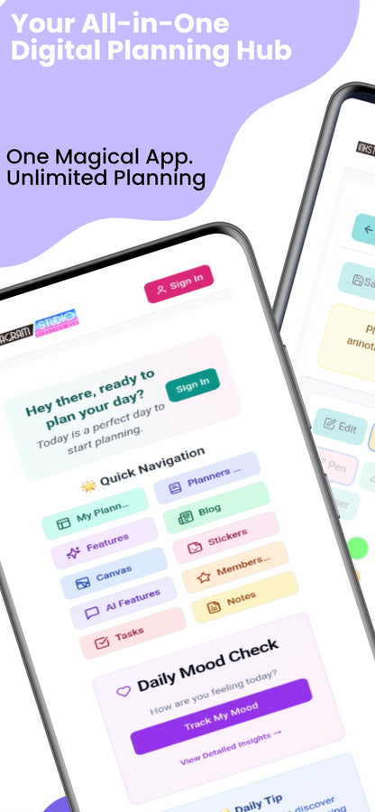 My Planners Hub App Access ✨️