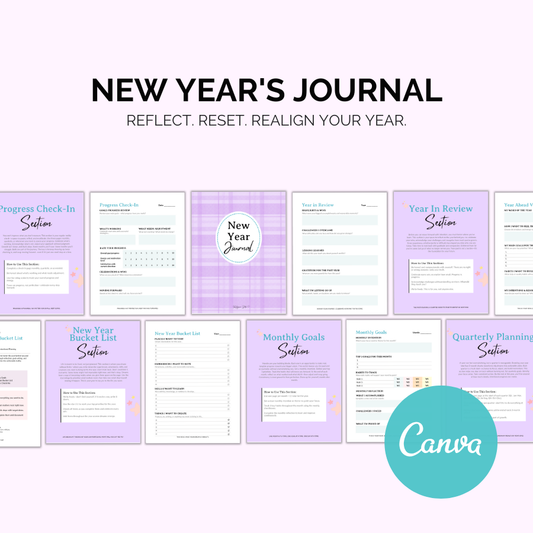 New Year’s Journal – Reflect, Reset & Realign