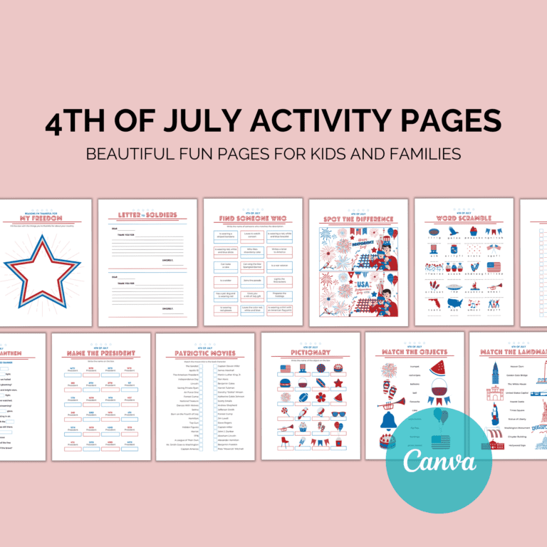 4th of July Games Printable | Party & Family Activities