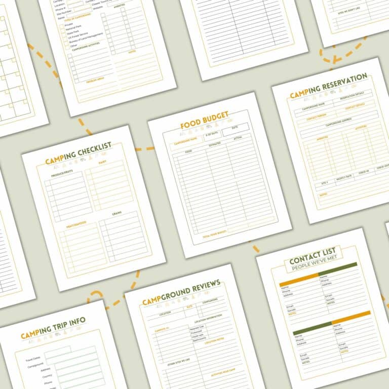 Camping Planner Printable | Trip & Packing Organizer