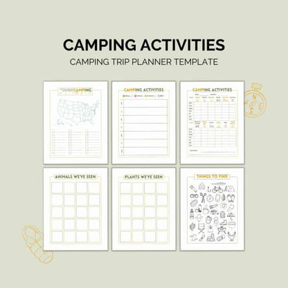 Camping Planner Printable | Trip & Packing Organizer