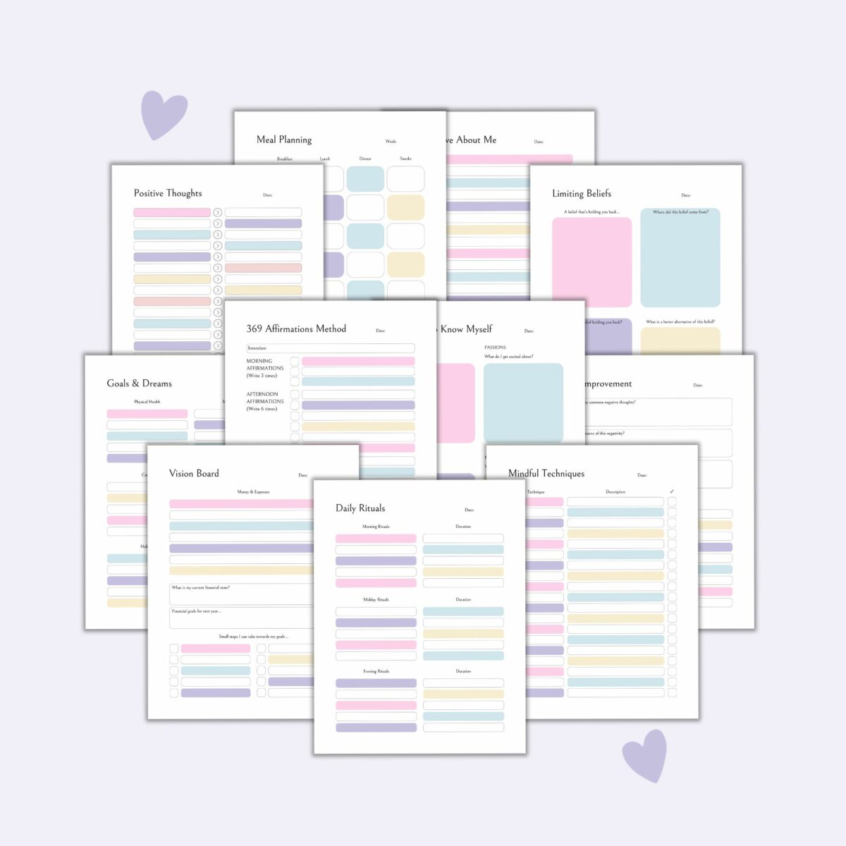 Mindfulness Journal Printable | Self-Care & Reflection Pages