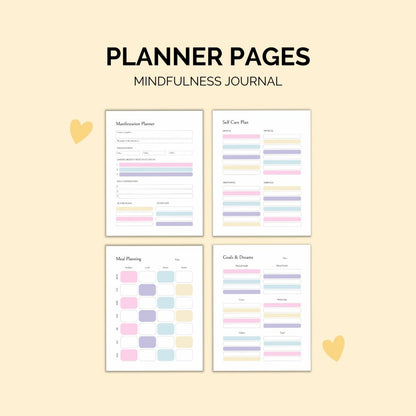 Mindfulness Journal Printable | Self-Care & Reflection Pages