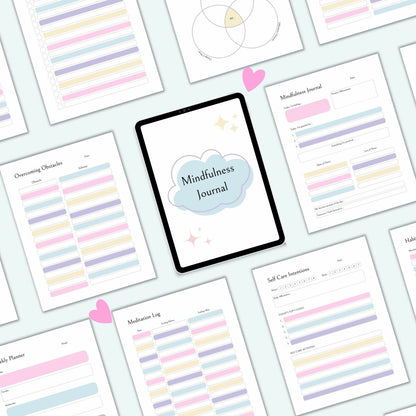 Mindfulness Journal Printable | Self-Care & Reflection Pages