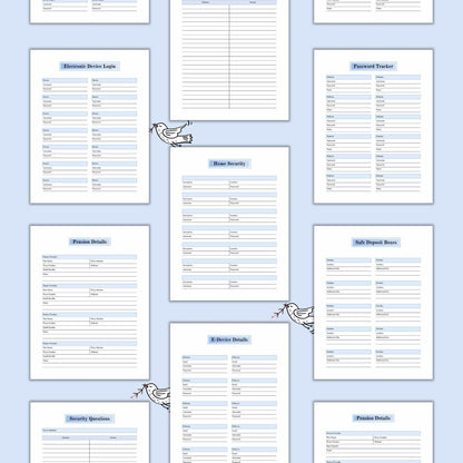 End-of-Life Binder Printable | Final Wishes & Documents