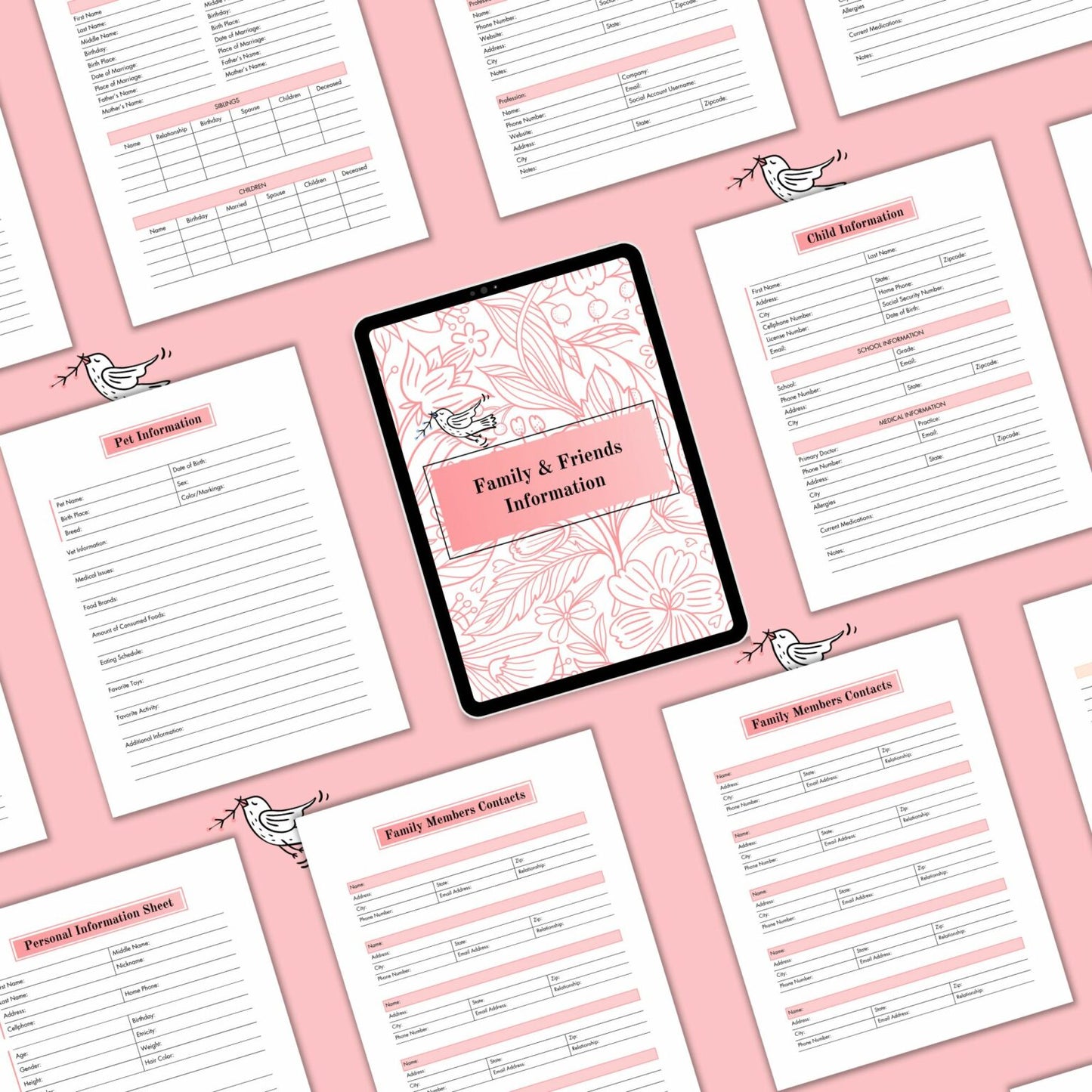 End-of-Life Binder Printable | Final Wishes & Documents