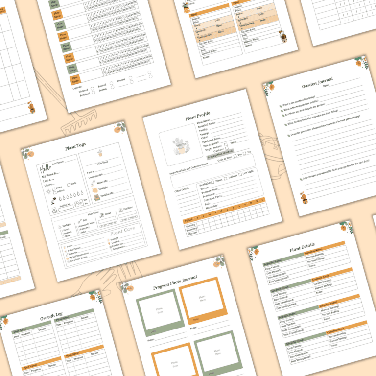 Gardening Planner Printable | Garden & Plant Tracker