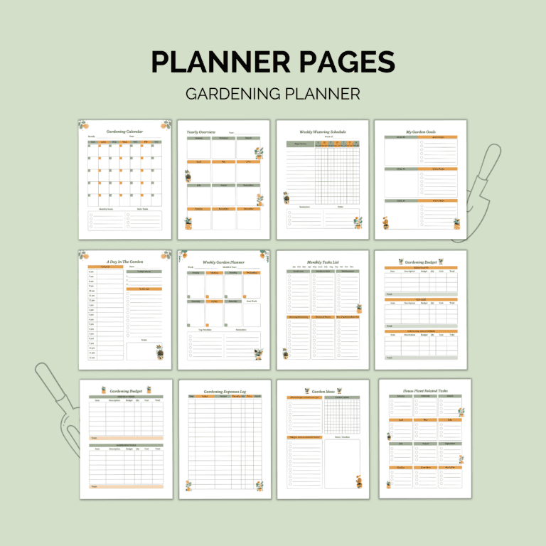Gardening Planner Printable | Garden & Plant Tracker