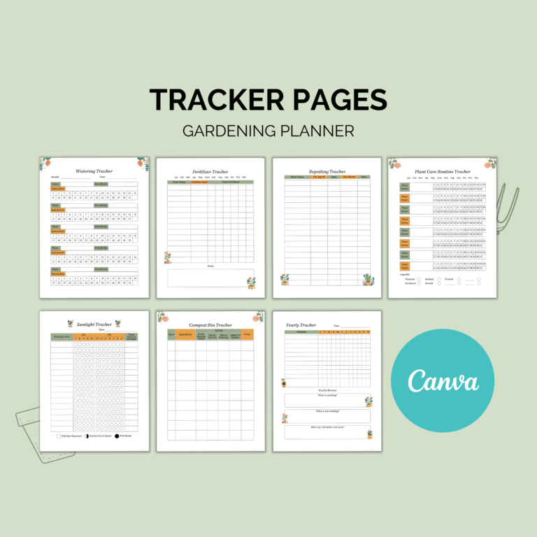 Gardening Planner Printable | Garden & Plant Tracker