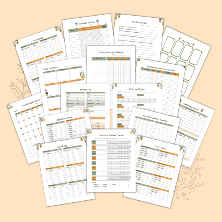 Gardening Planner Printable | Garden & Plant Tracker