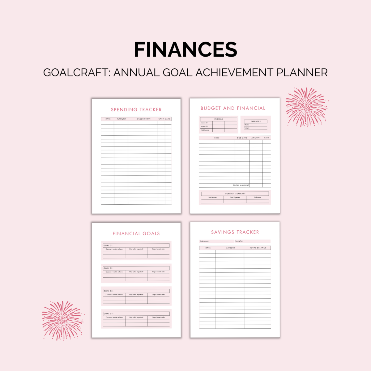 GoalCraft: Annual Goal Achievement Planner