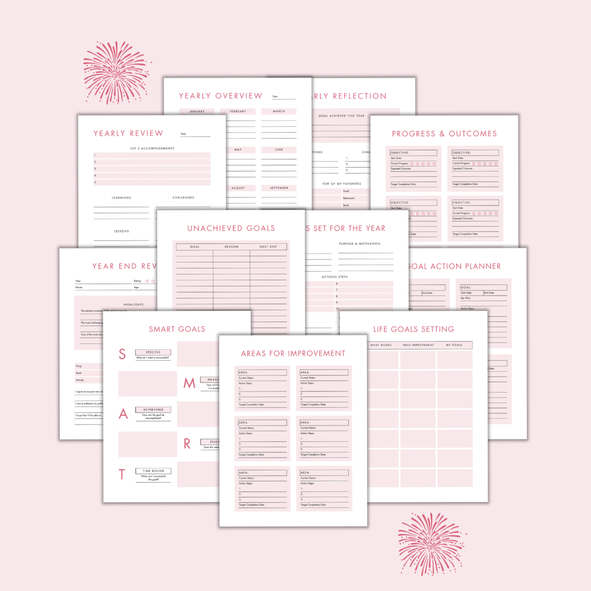 GoalCraft: Annual Goal Achievement Planner