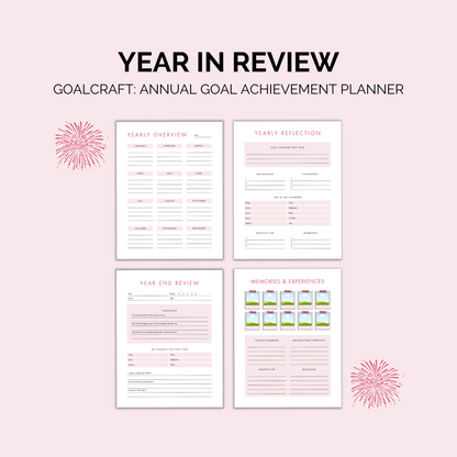 GoalCraft: Annual Goal Achievement Planner