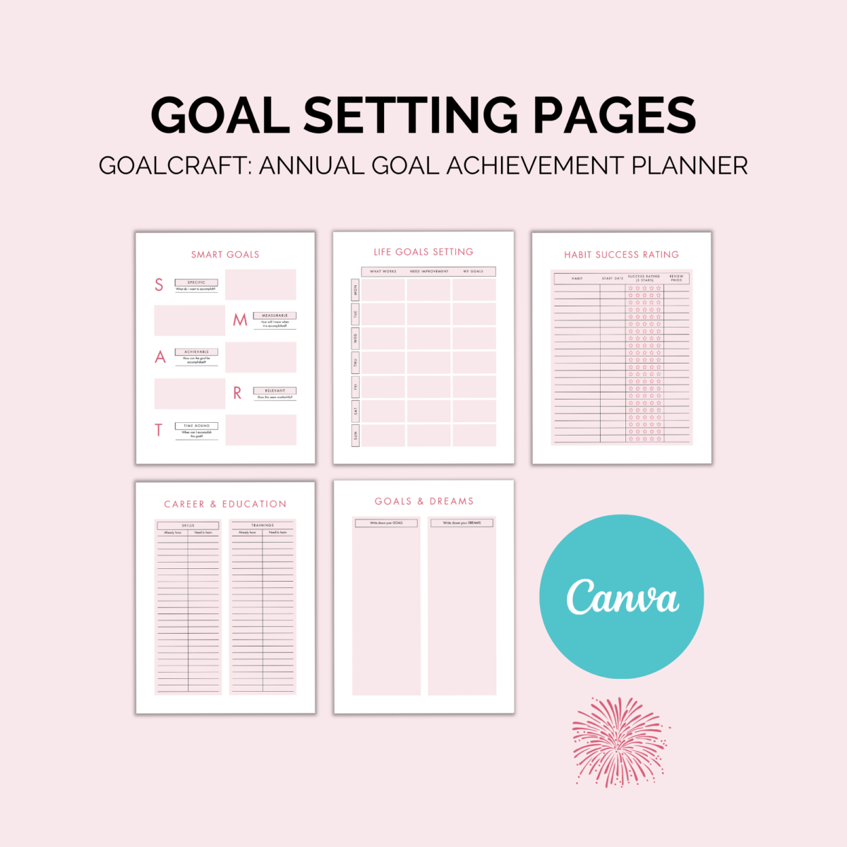 GoalCraft: Annual Goal Achievement Planner