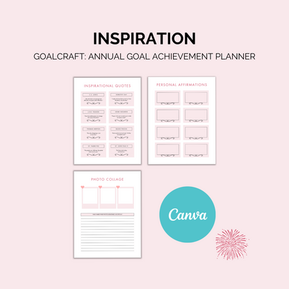 GoalCraft: Annual Goal Achievement Planner