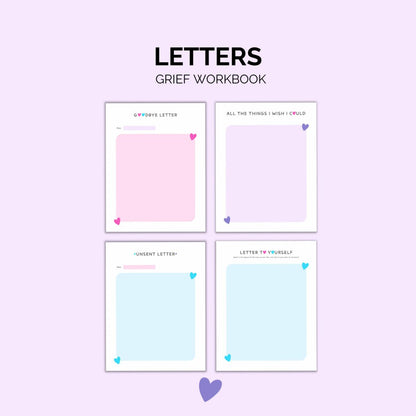 Grief Workbook Printable | Healing & Reflection Journal
