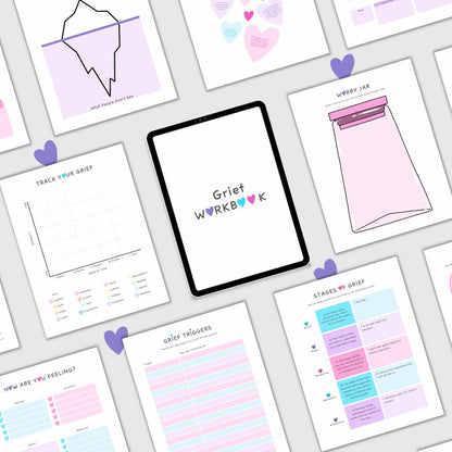 Grief Workbook Printable | Healing & Reflection Journal