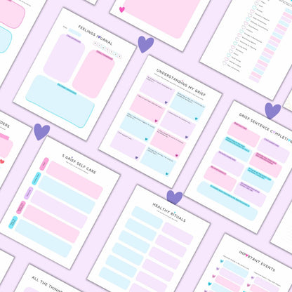 Grief Workbook Printable | Healing & Reflection Journal