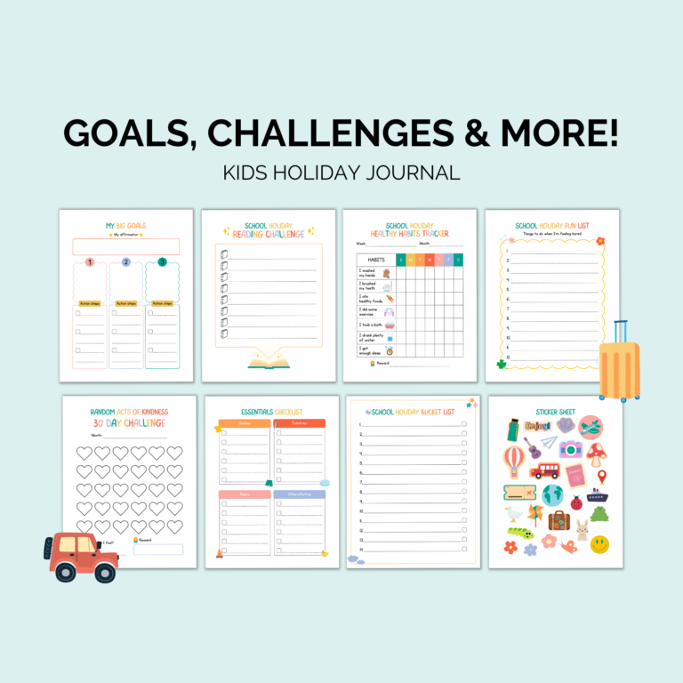 Holiday Journal for Kids Printable | Fun Activity Book