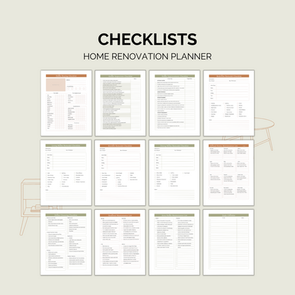 Home Renovation Planner Printable | Remodel & Budget Binder